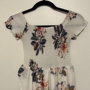 Floral High Low Dress